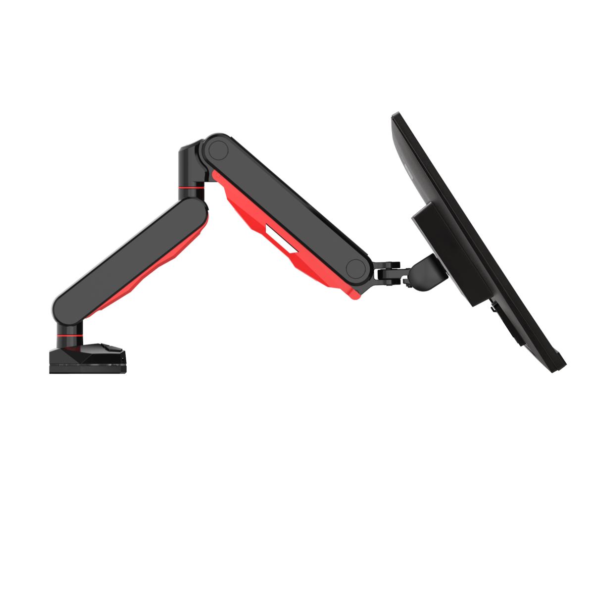 Gaming Gas Spring Desk Mount Arm - Single Monitor - Red/Black (DSG3001C-R1)