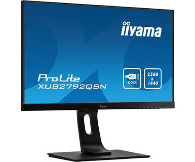 Desktop USB-C Monitor - ProLite XUB2792QSN-B1 - 27in - 2560x1440 (WQHD) - Black