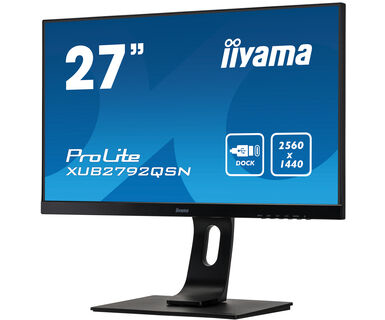 Desktop USB-C Monitor - ProLite XUB2792QSN-B1 - 27in - 2560x1440 (WQHD) - Black