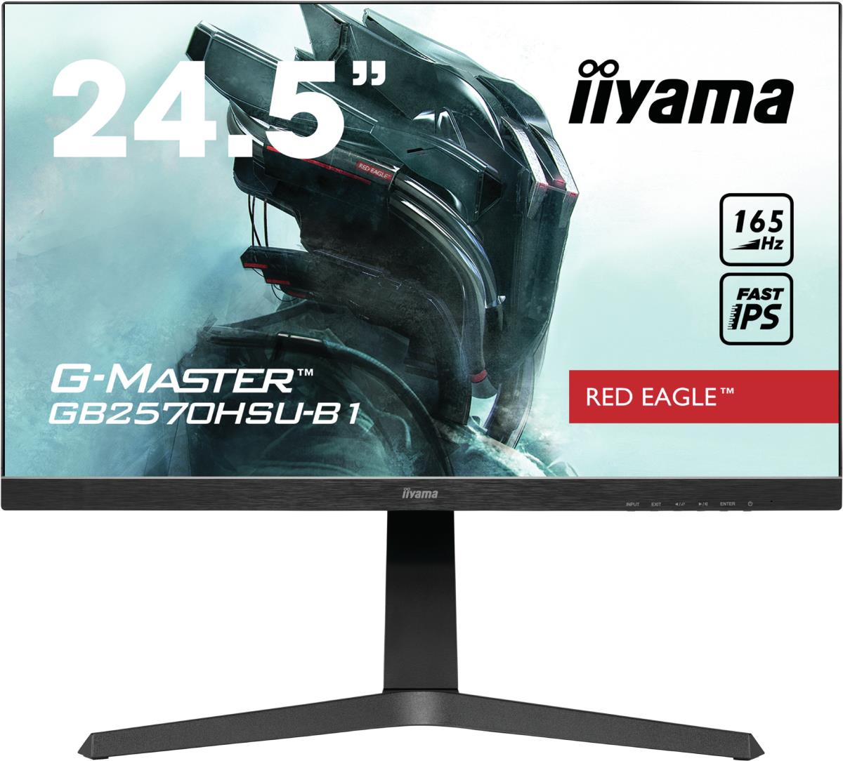 Desktop Monitor - G-MASTER GB2570HSU-B1 - 25in - 1920x1080 (FHD) - Black