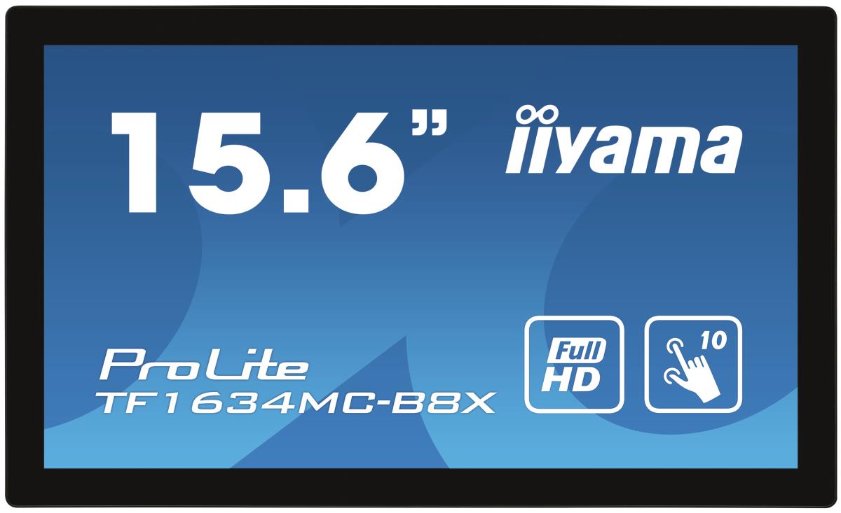 Touch Monitor - ProLite TF1634MC-B8X - 16in - 1920x1080 (FHD) - Black