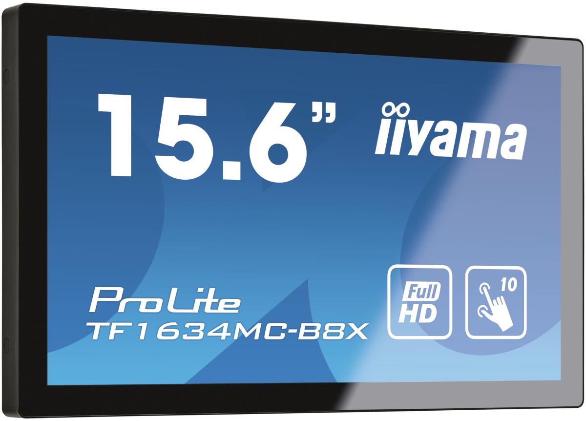 Touch Monitor - ProLite TF1634MC-B8X - 16in - 1920x1080 (FHD) - Black
