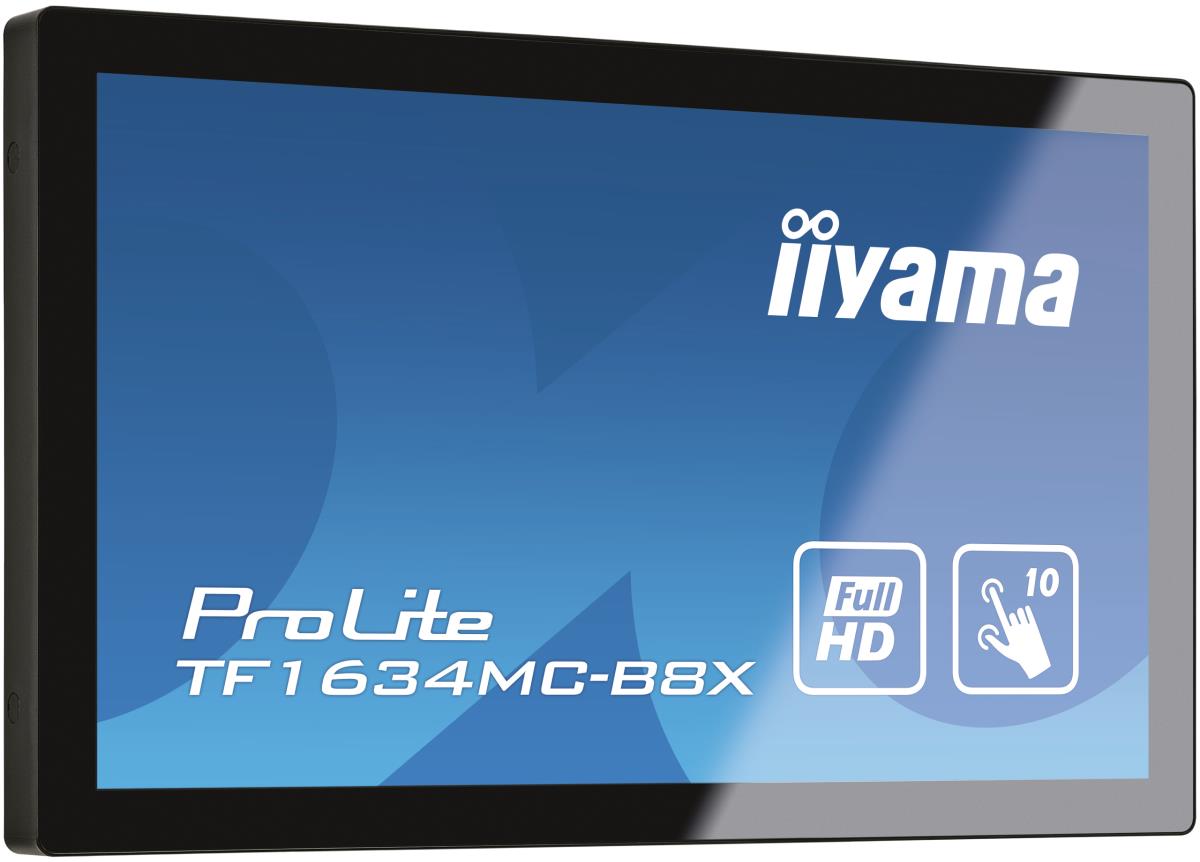 Touch Monitor - ProLite TF1634MC-B8X - 16in - 1920x1080 (FHD) - Black
