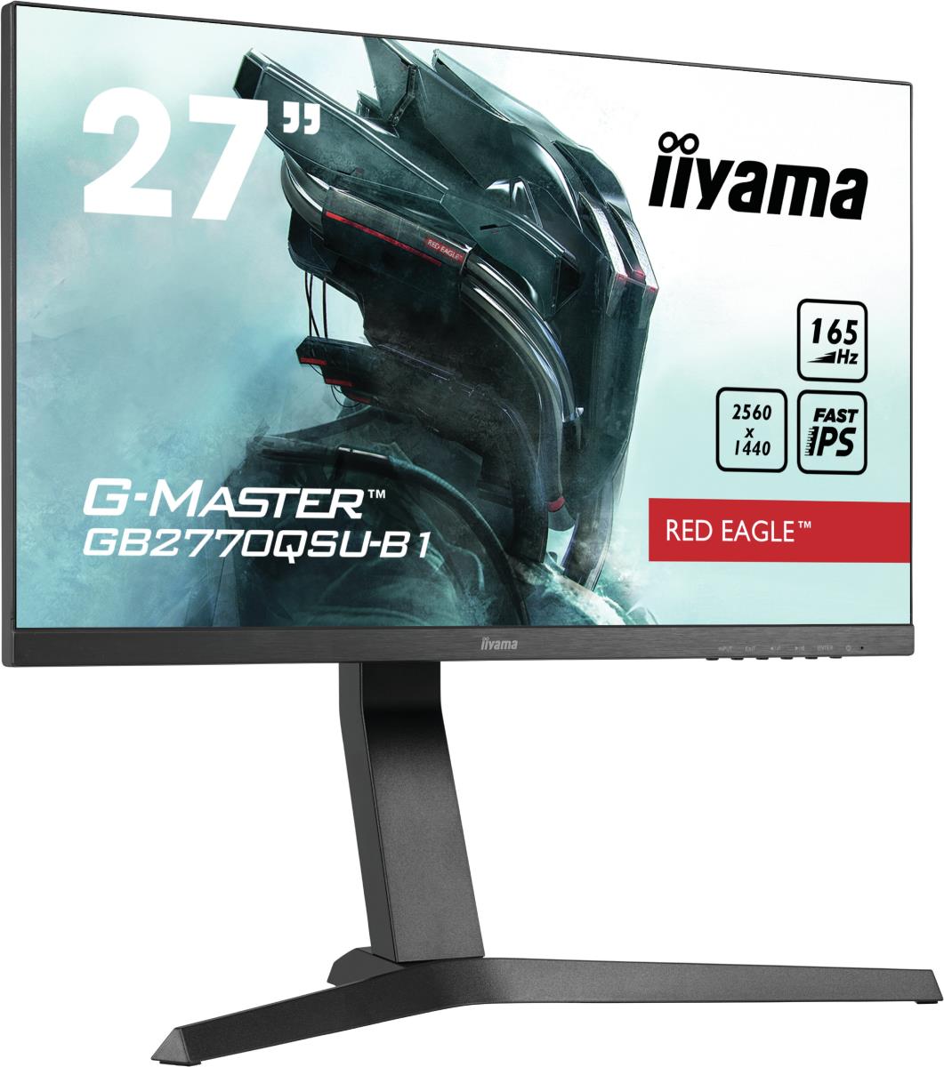 Desktop Monitor - G-MASTER GB2770QSU-B1 - 27in - 2560x1440 (WQHD) - Black