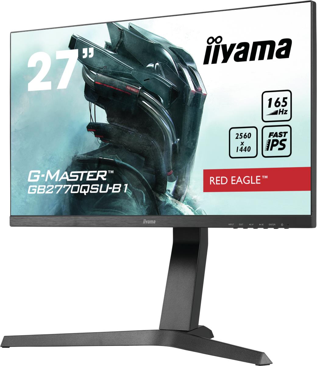 Desktop Monitor - G-MASTER GB2770QSU-B1 - 27in - 2560x1440 (WQHD) - Black