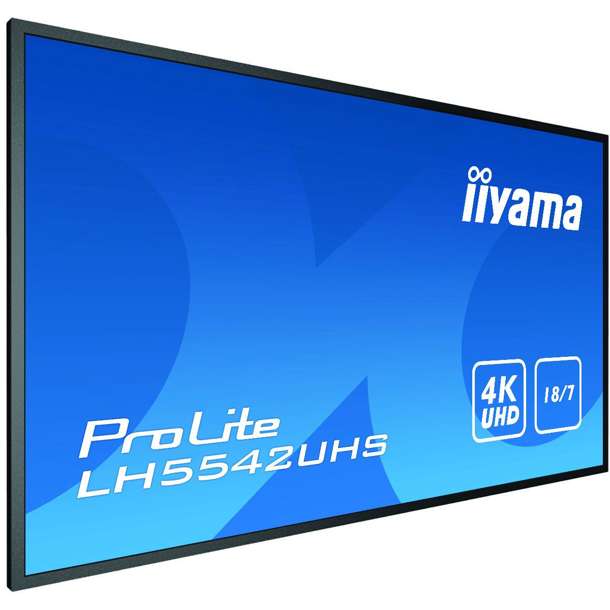 Digital Signage Display - ProLite LH5542UHS-B3 - 55in - 3840x2160 (UHD) - Black
