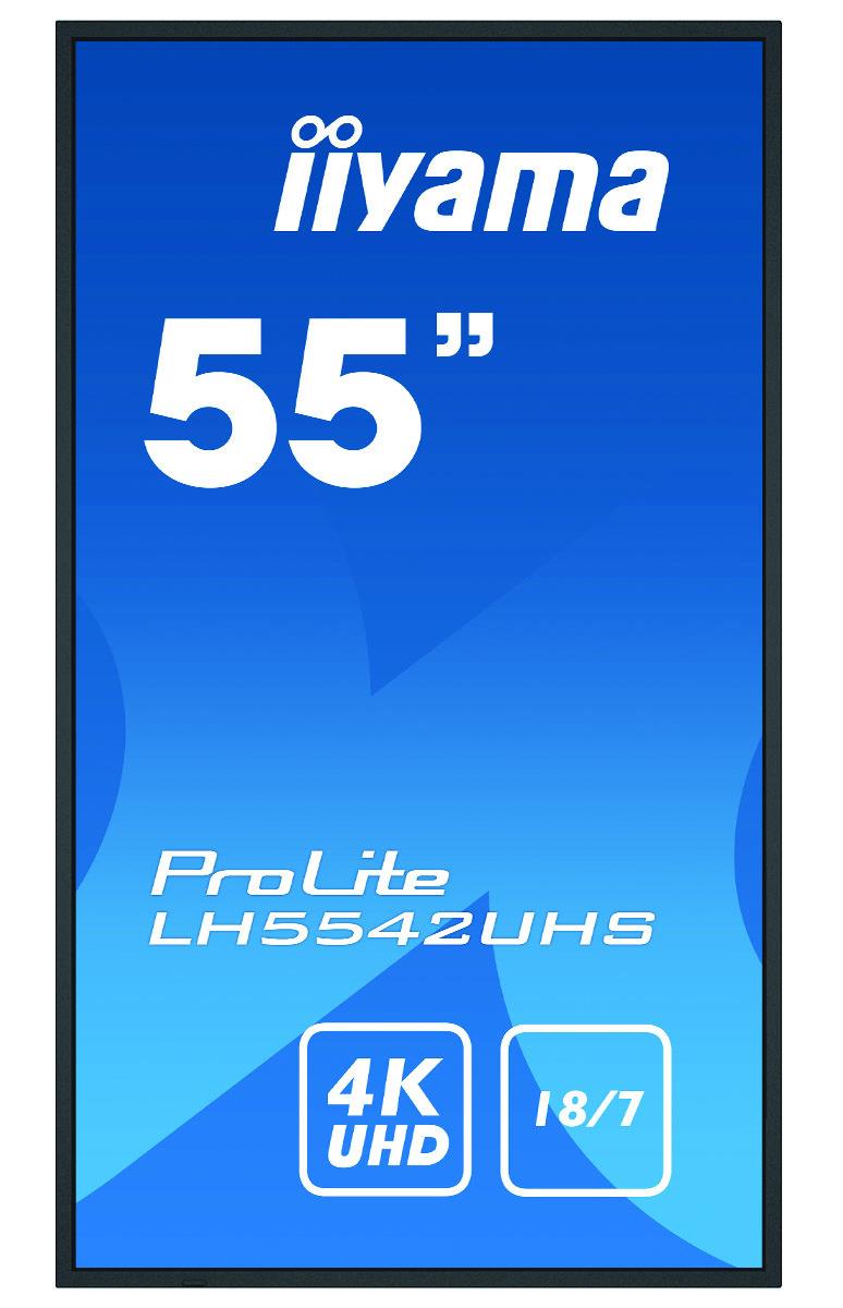 Digital Signage Display - ProLite LH5542UHS-B3 - 55in - 3840x2160 (UHD) - Black