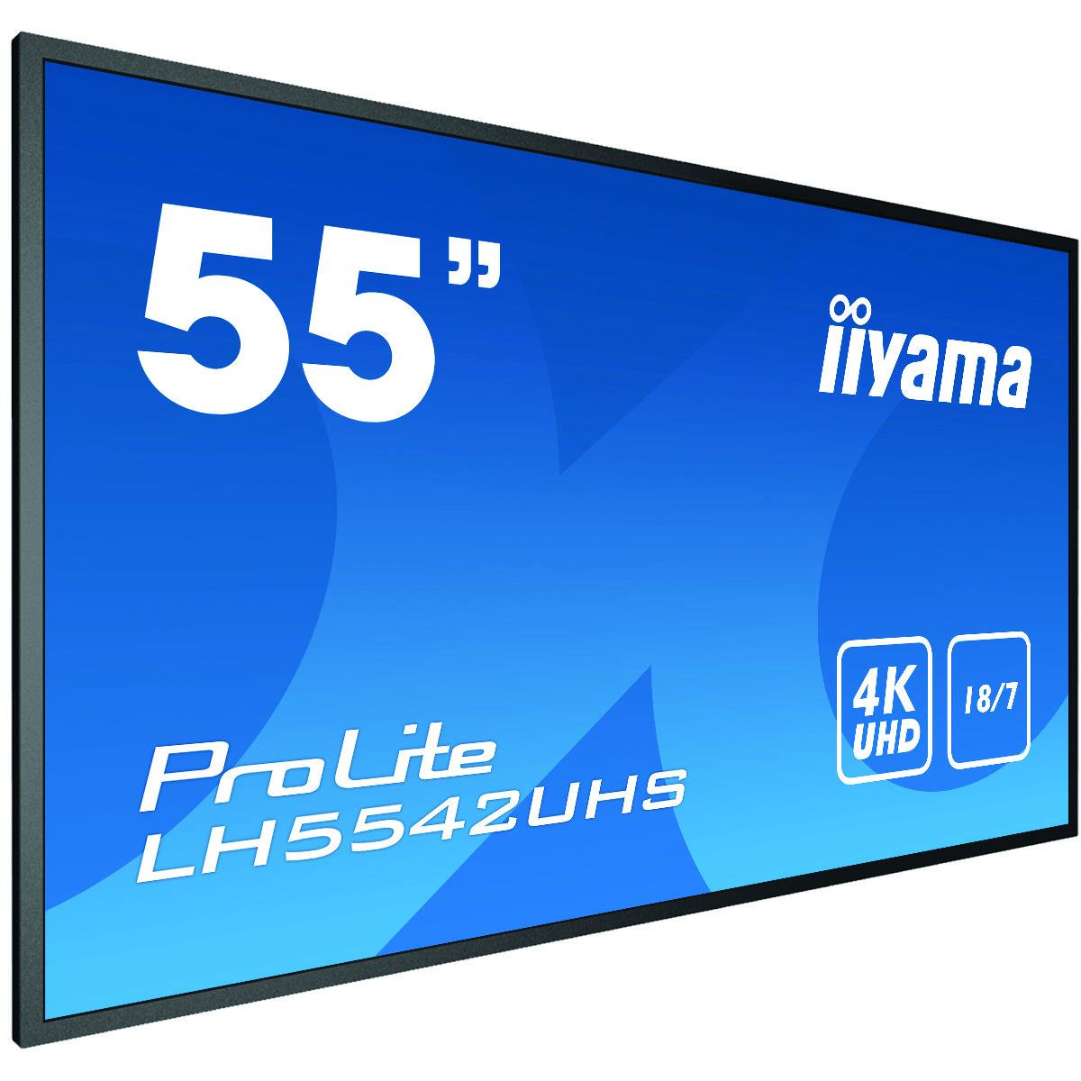 Digital Signage Display - ProLite LH5542UHS-B3 - 55in - 3840x2160 (UHD) - Black