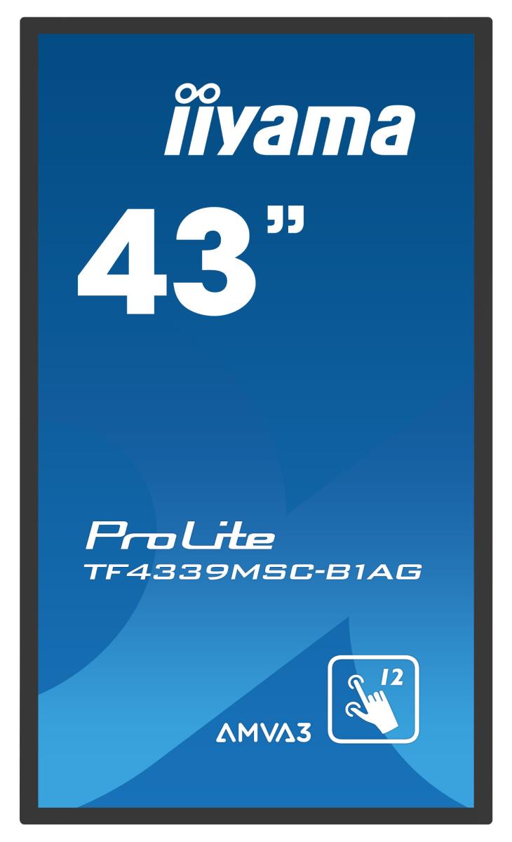 Large Format Display - ProLite TF4339MSC-B1AG - 43in Touch - 1920x1080 (FHD) - Black