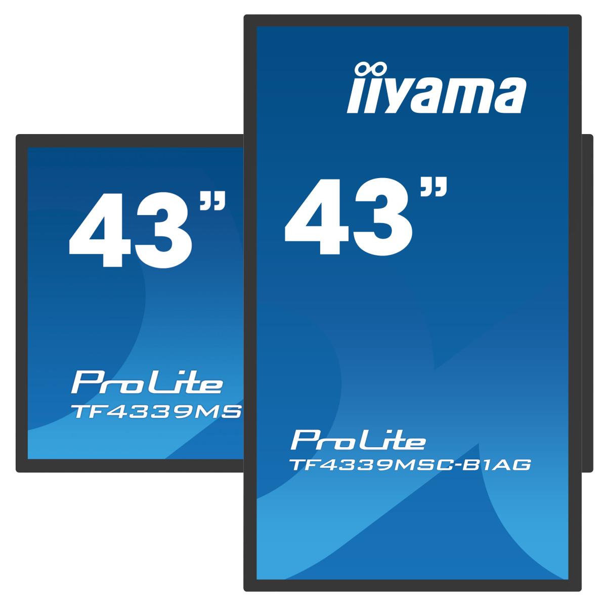 Large Format Display - ProLite TF4339MSC-B1AG - 43in Touch - 1920x1080 (FHD) - Black