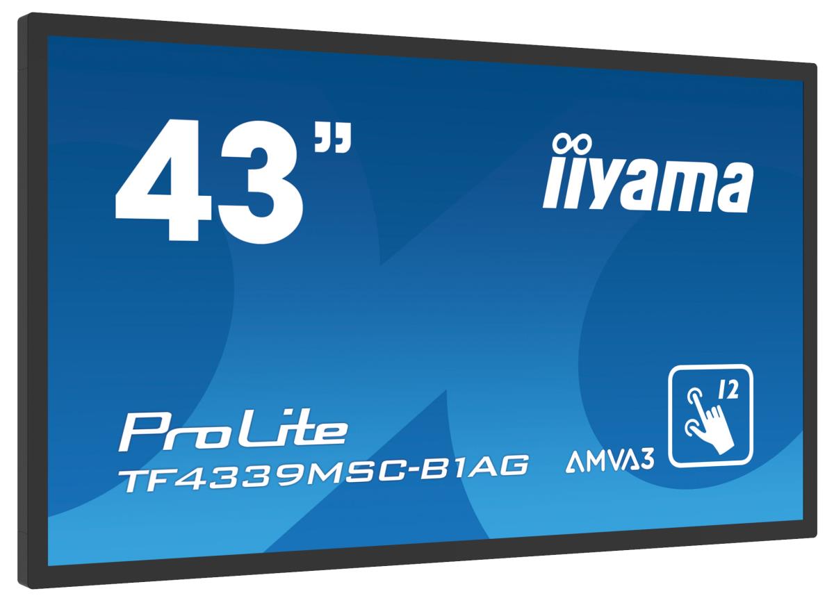 Large Format Display - ProLite TF4339MSC-B1AG - 43in Touch - 1920x1080 (FHD) - Black