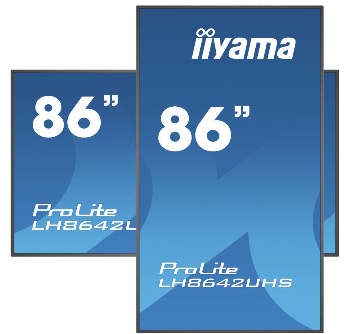 Digital Signage Display - ProLite LH8642UHS-B3 - 86in - 3840x2160 (UHD) - Black