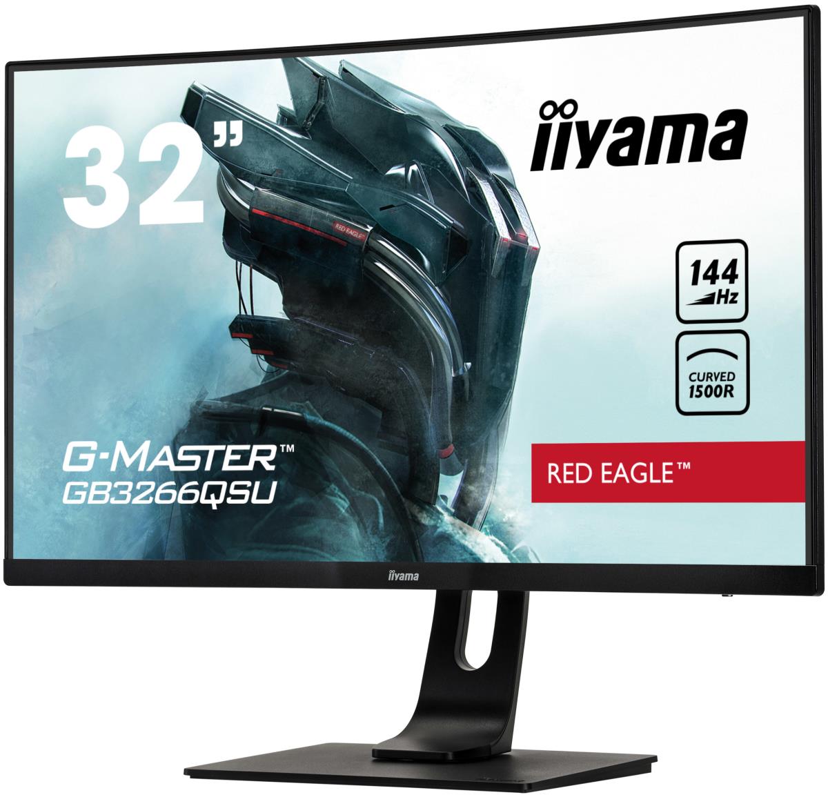 Desktop Monitor - G-MASTER GB3266QSU-B1 - 32in - 2560x1440 (WQHD) - Black