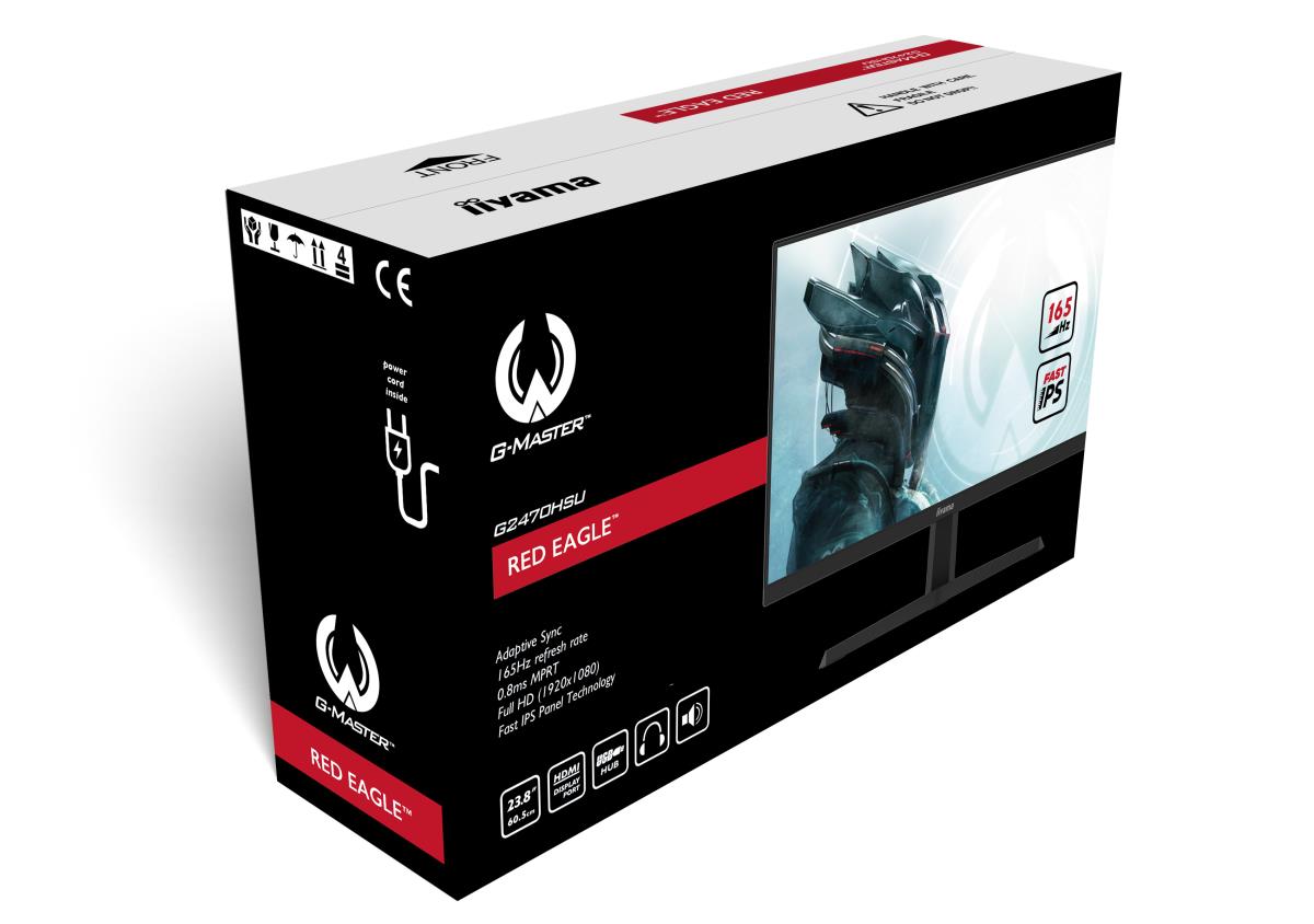 Desktop Monitor - G-MASTER G2470HSU-B1 - 24in - 1920x1080 (FHD) - Black
