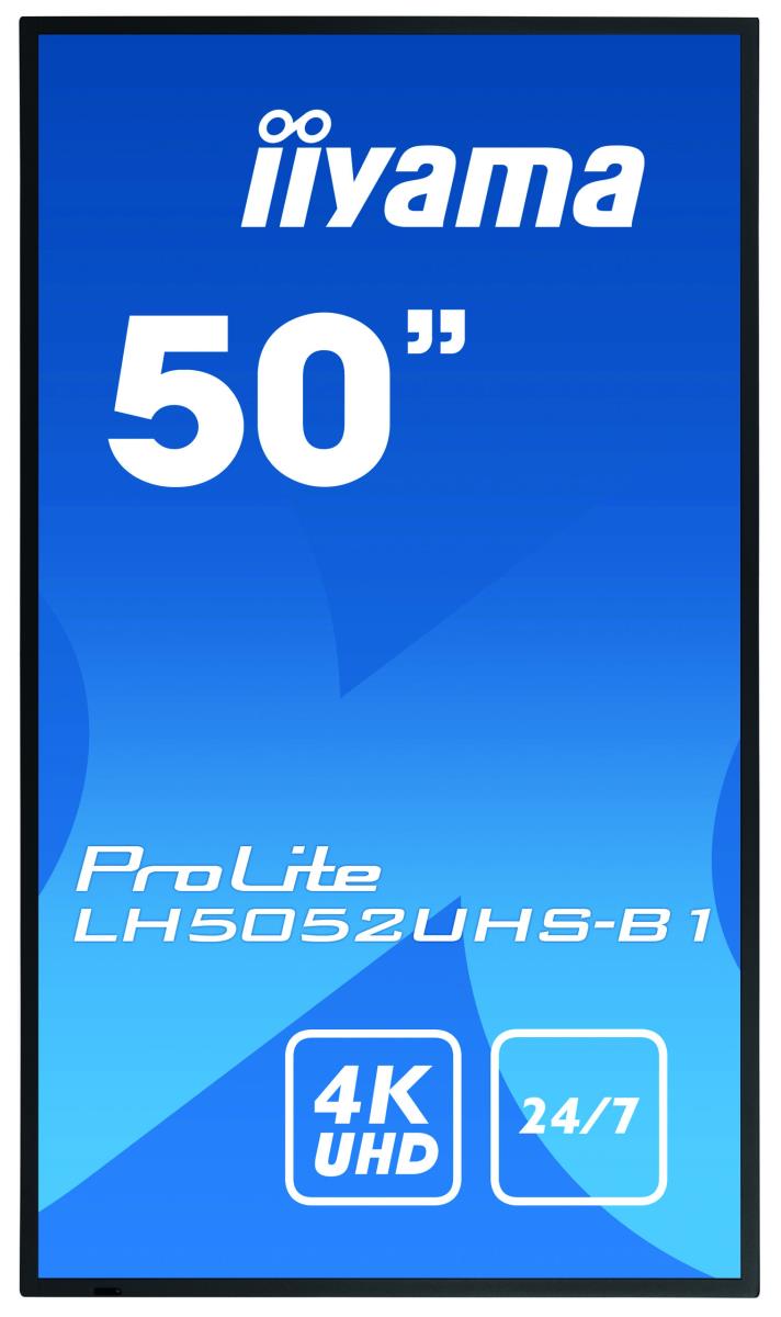 Digital Signage Display - ProLite LH5052UHS-B1 - 50in - 3840x2160 (UHD) - Black