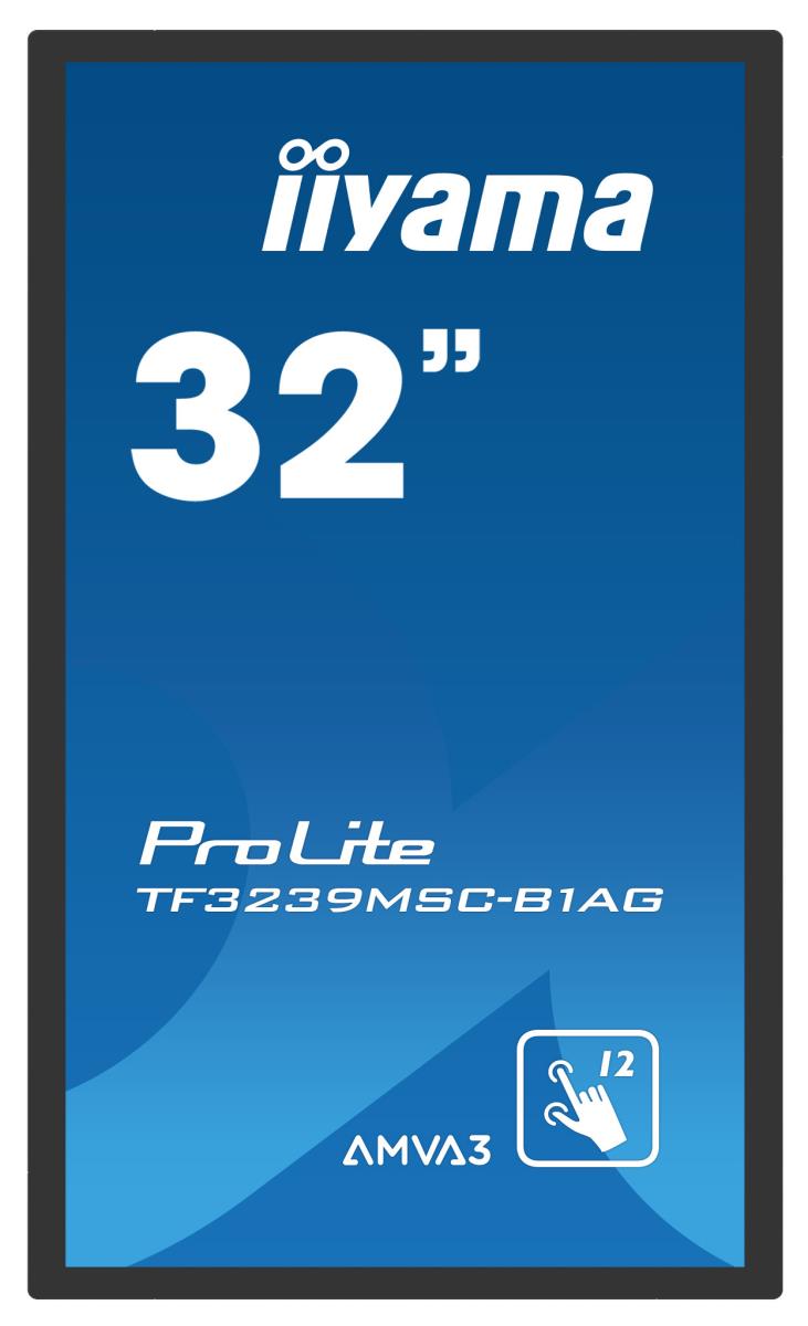 Large Format Monitor - ProLite TF3239MSC-B1AG - 32in Touch -1920x1080 (FHD) - Black