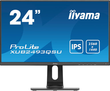 Desktop Monitor - ProLite XUB2493QSU-B1 - 24in - 2560x1440 (WQHD) - Black