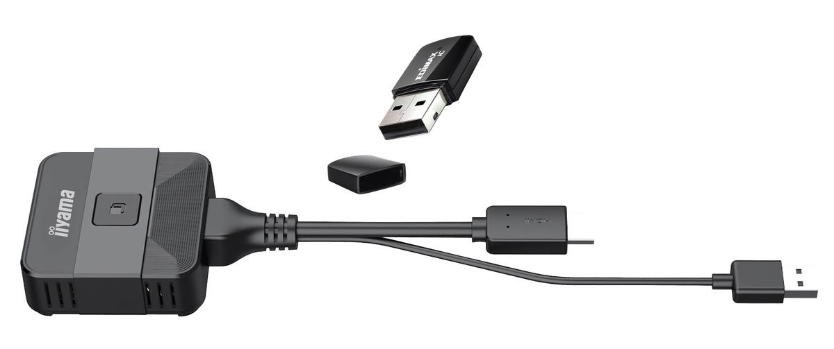 Wireless Presentation HDMI Dongle KIT Incl EW-7811UTC Wireless Dual-Band Mini USB Adapter
