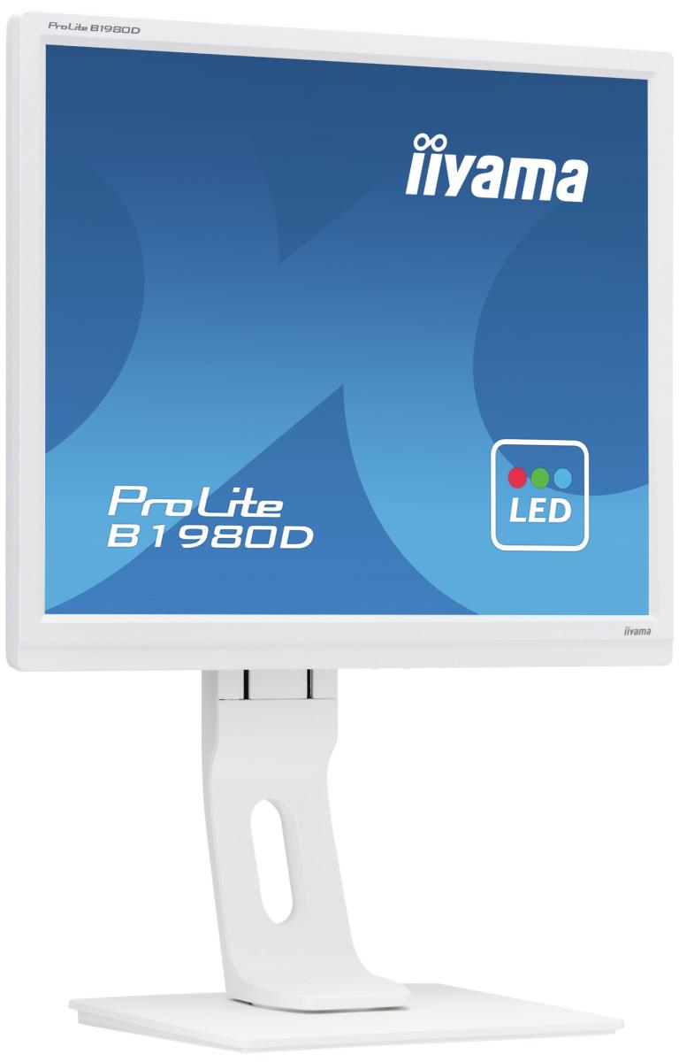 Desktop Monitor - ProLite B1980D-W1 - 19in - 1280x1024 (SXGA) - White