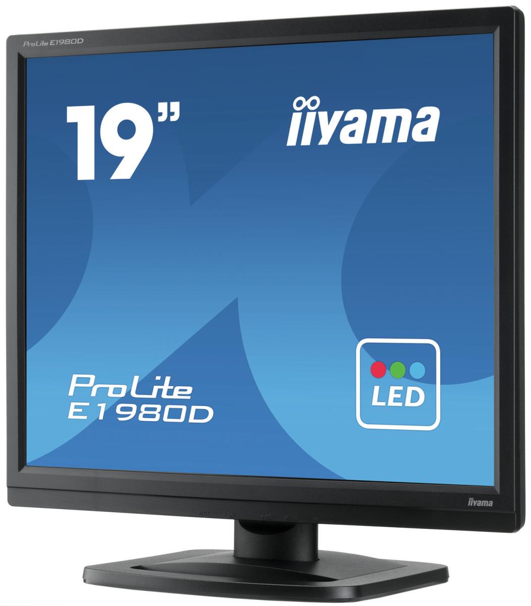 Desktop Monitor - ProLite E1980D-B1 - 19in - 1280x1024 (SXGA) - Black