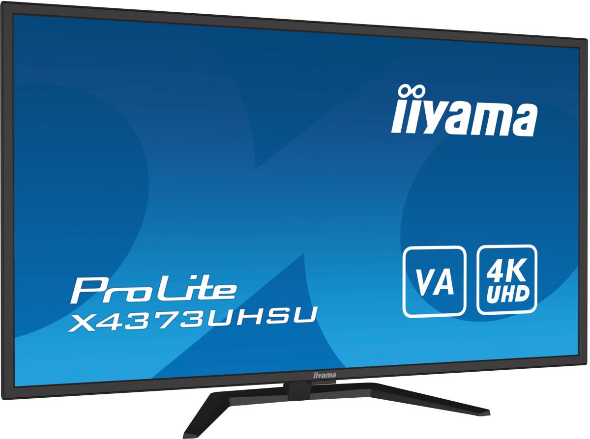 Large Format Monitor - ProLite X4373UHSU-B1 - 43in - 3840x2160 (UHD) - Black