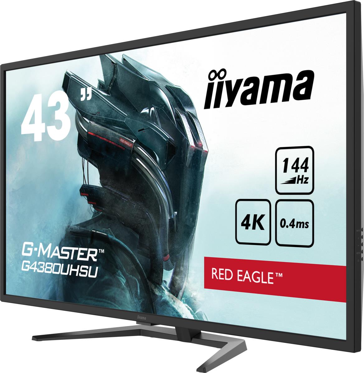 Desktop Monitor - G-MASTER G4380UHSU-B1 - 43in - 3840x2160 (UHD) - Black