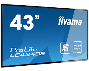 Large Format Monitor - ProLite LE4340S-B3 - 43in - 1920x1080 (FHD) - Black