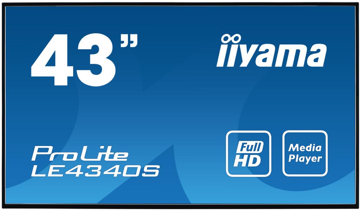 Large Format Monitor - ProLite LE4340S-B3 - 43in - 1920x1080 (FHD) - Black