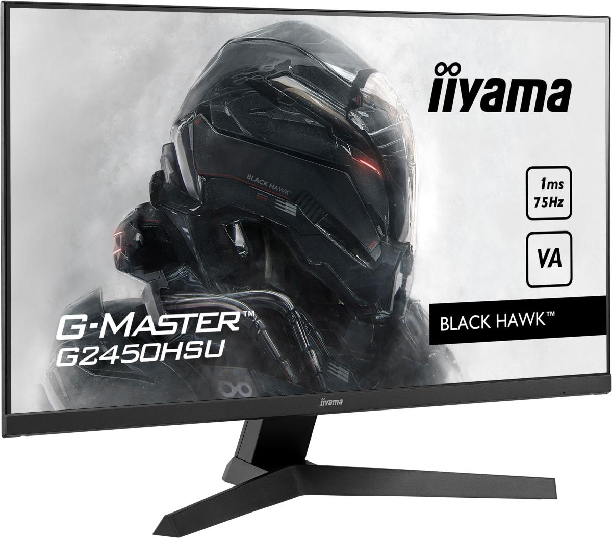 Desktop Monitor - G-MASTER G2450HSU-B1 - 24in - 1920x1080 (FHD) - Black