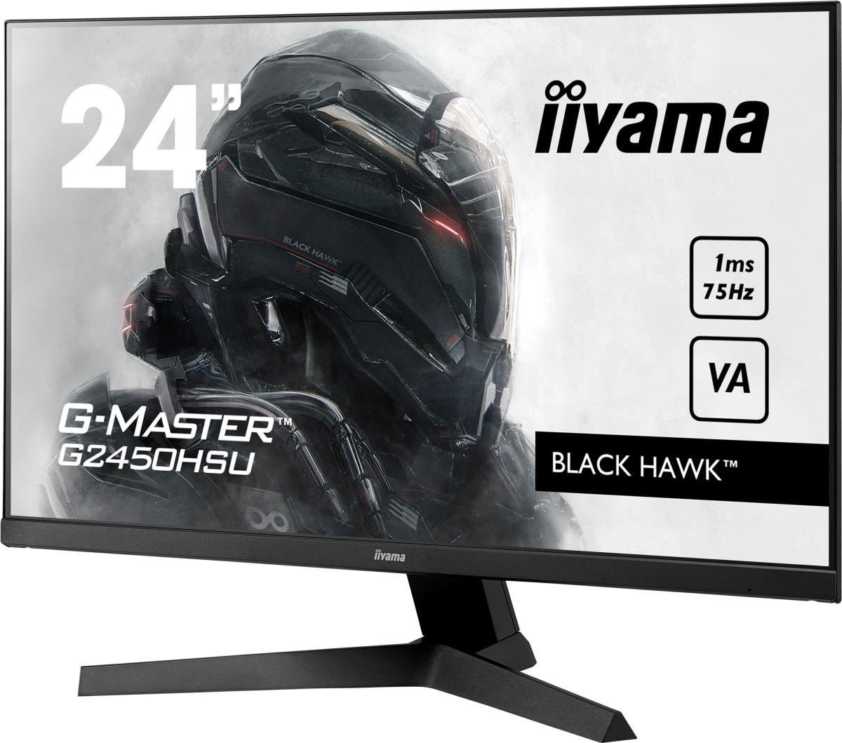 Desktop Monitor - G-MASTER G2450HSU-B1 - 24in - 1920x1080 (FHD) - Black