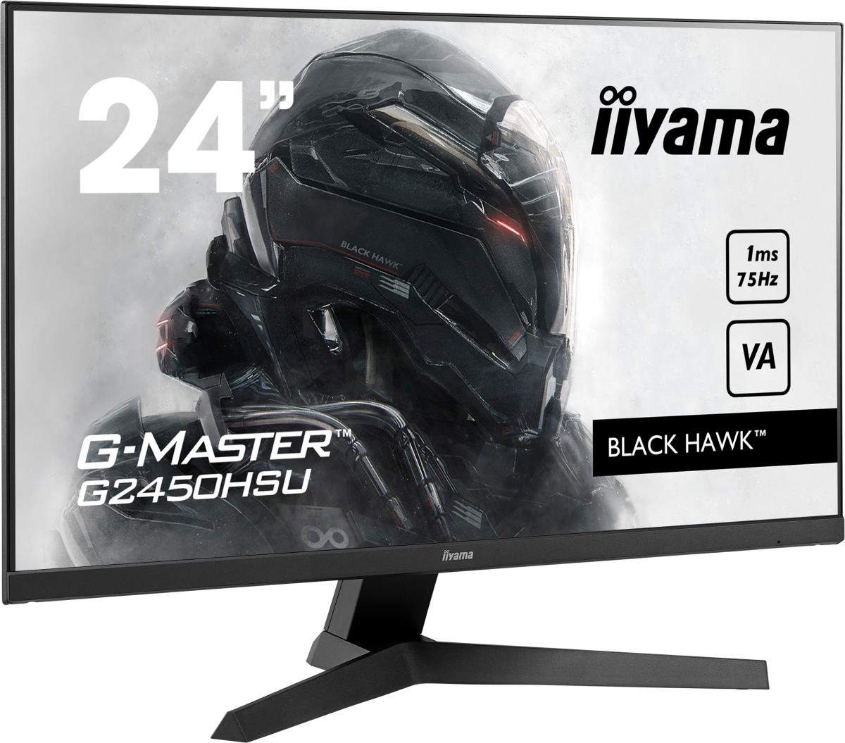 Desktop Monitor - G-MASTER G2450HSU-B1 - 24in - 1920x1080 (FHD) - Black
