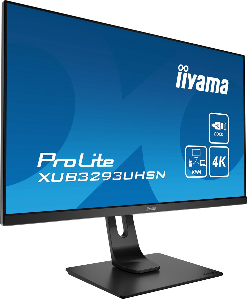 Desktop USB-C Monitor - ProLite XUB3293UHSN-B1 - 32in - 3840x2160 (UHD) - Black