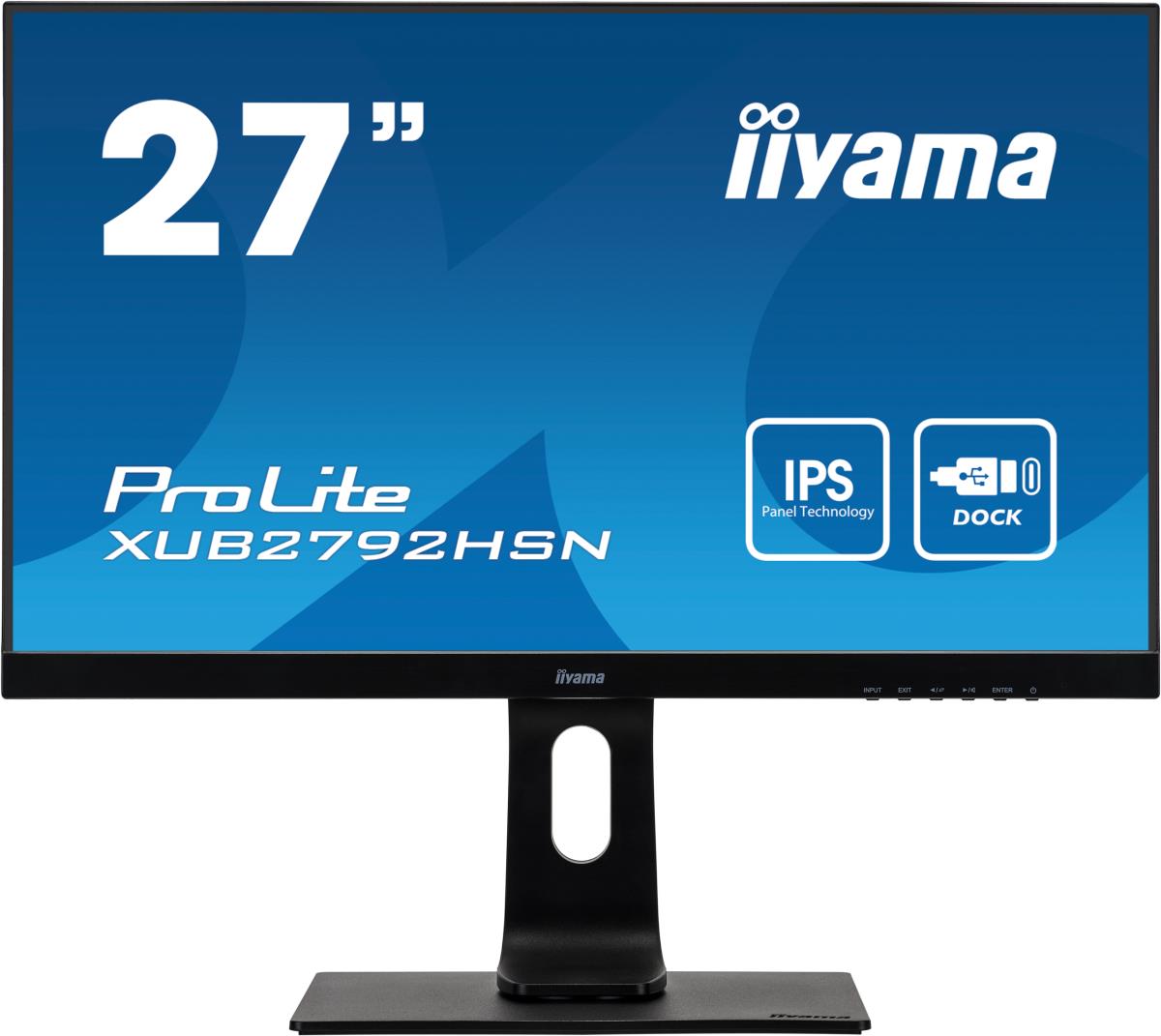 Desktop USB-C Monitor - ProLite XUB2792HSN-B1 - 27in - 2560x1440 (WQHD) - Black