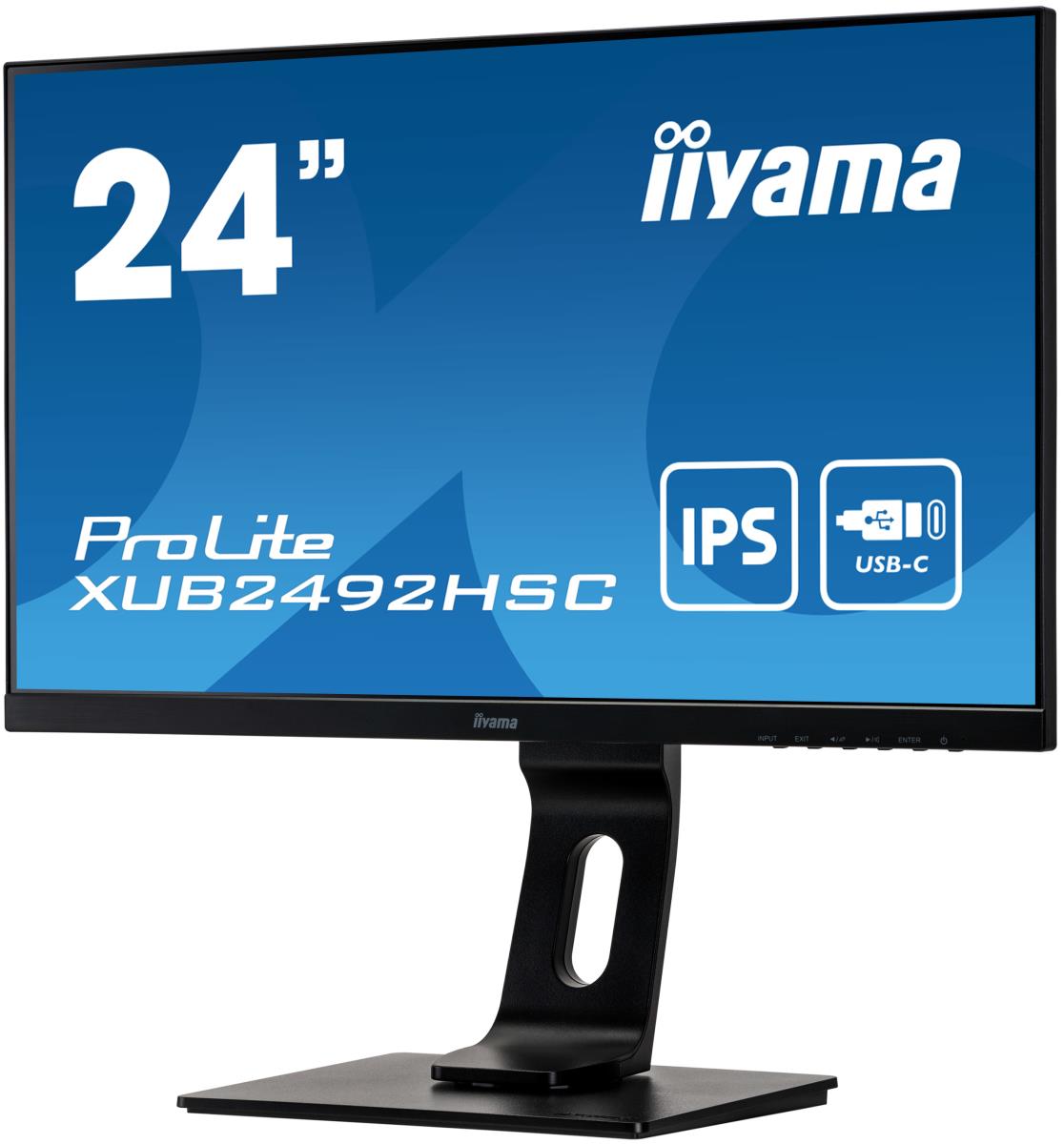 Desktop Monitor - Prolite Xub2492hsc-b1 - 24in - 1920x1080 (fhd) - Black