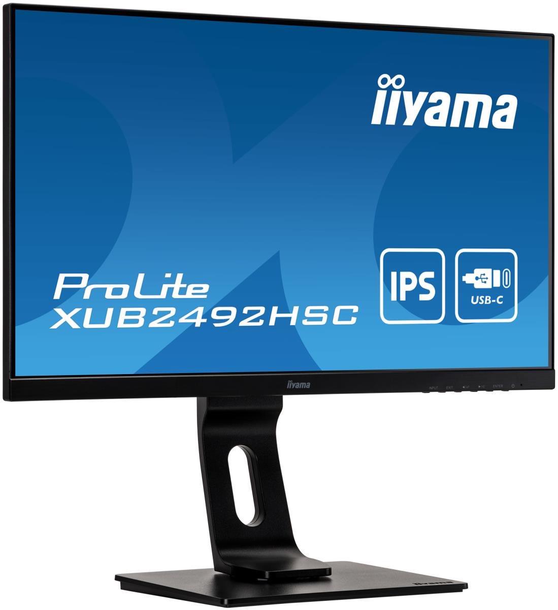 Desktop Monitor - Prolite Xub2492hsc-b1 - 24in - 1920x1080 (fhd) - Black