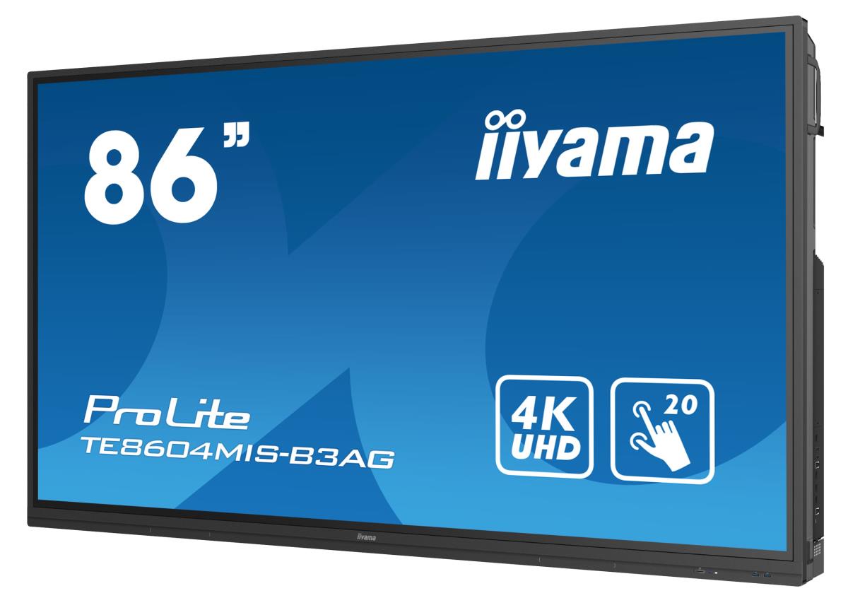 Large Format Display - ProLite TE8604MIS-B3AG - 86in Touch - 3840x2160 (UHD) - Black