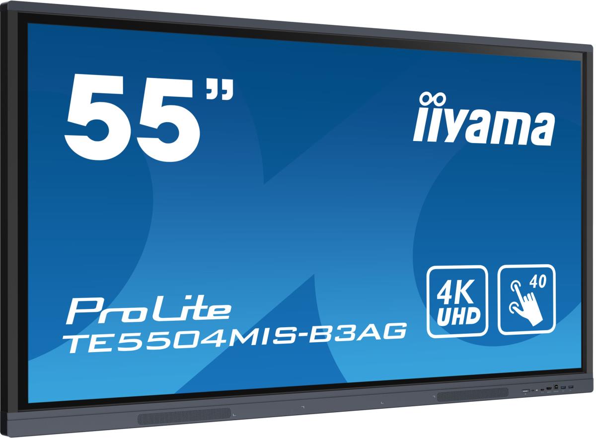 Large Format Display - ProLite TE5504MIS-B3AG - 55in Touch -3840x2160 (UHD) - Black