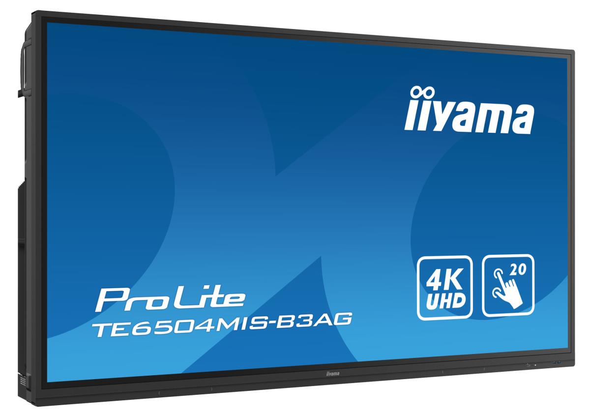 Large Format Display - ProLite TE6504MIS-B3AG - 65in Touch - 3840x2160 (UHD) - Black