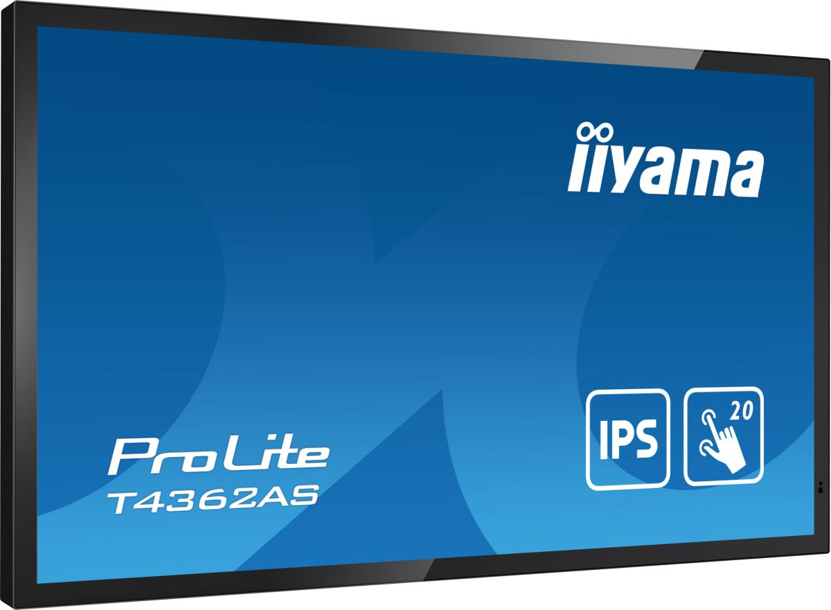 Touch Monitor - Prolite T4362as-b1 - 43in - 3840 X 2160 (4k Uhd) - Black