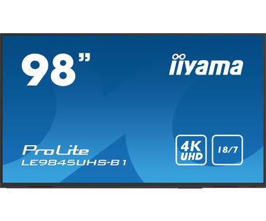 Digital Signage Display - ProLite LE9845UHS-B1- 98in - 3840x2160 (UHD) - Black