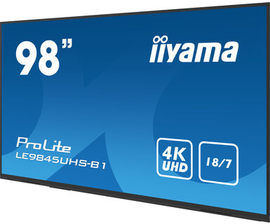 Digital Signage Display - ProLite LE9845UHS-B1- 98in - 3840x2160 (UHD) - Black