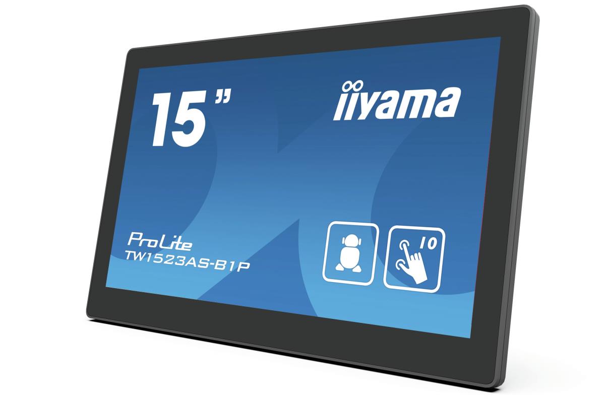 Touch Monitor - ProLite TW1523AS-B1P - 16in - 1920x1080 (FHD) - Black