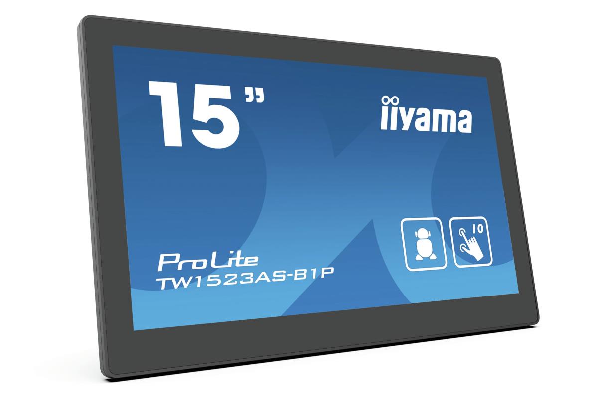Touch Monitor - ProLite TW1523AS-B1P - 16in - 1920x1080 (FHD) - Black