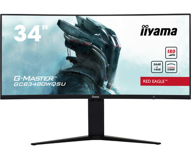 Desktop Monitor - G-MASTER GCB3480WQSU-B1 - 34in - 3440x1440 (UWQHD) - Black