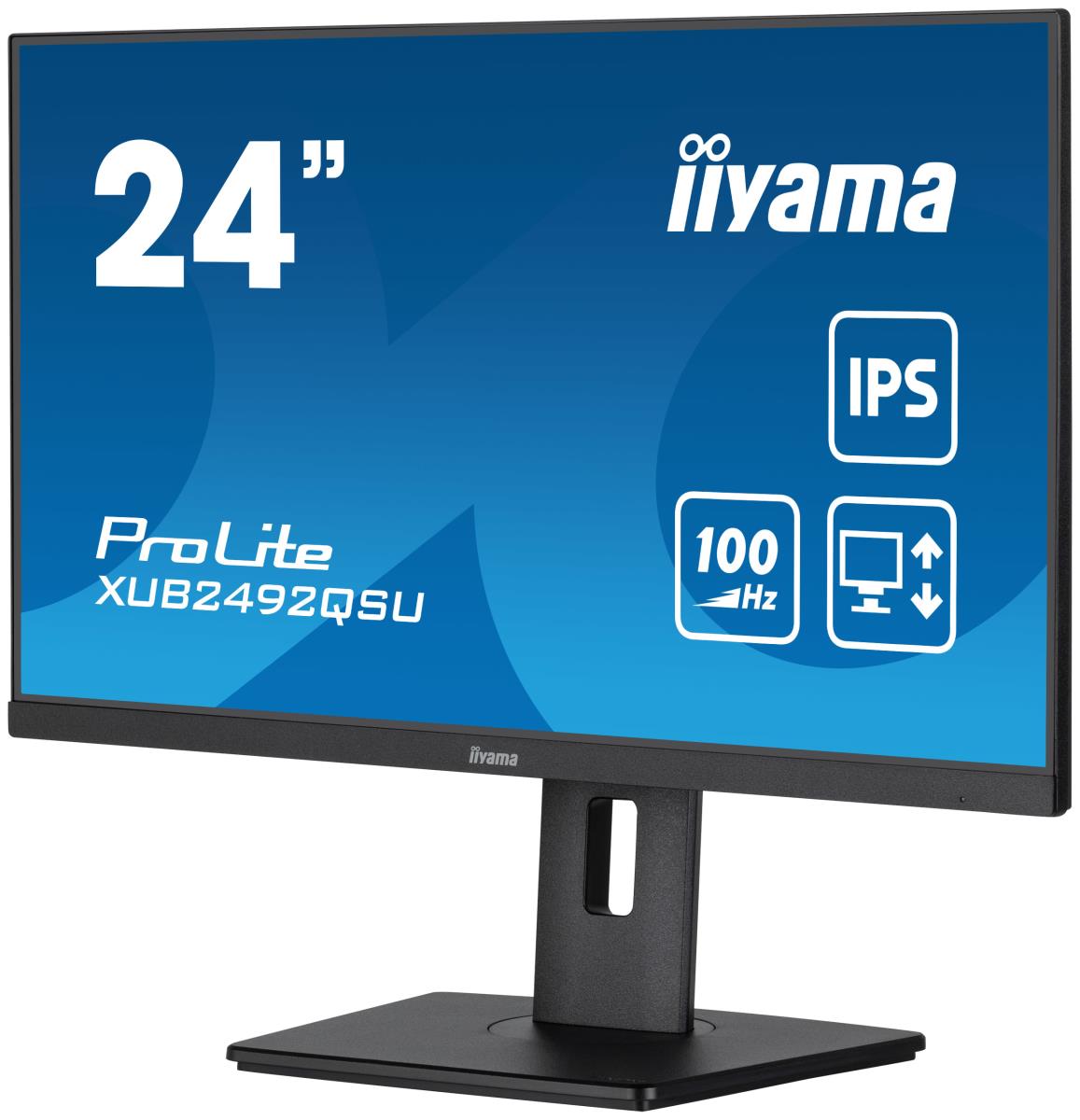 Desktop Monitor - ProLite XUB2492QSU-B1 - 24in - 2560x1440 (WQHD) - Black