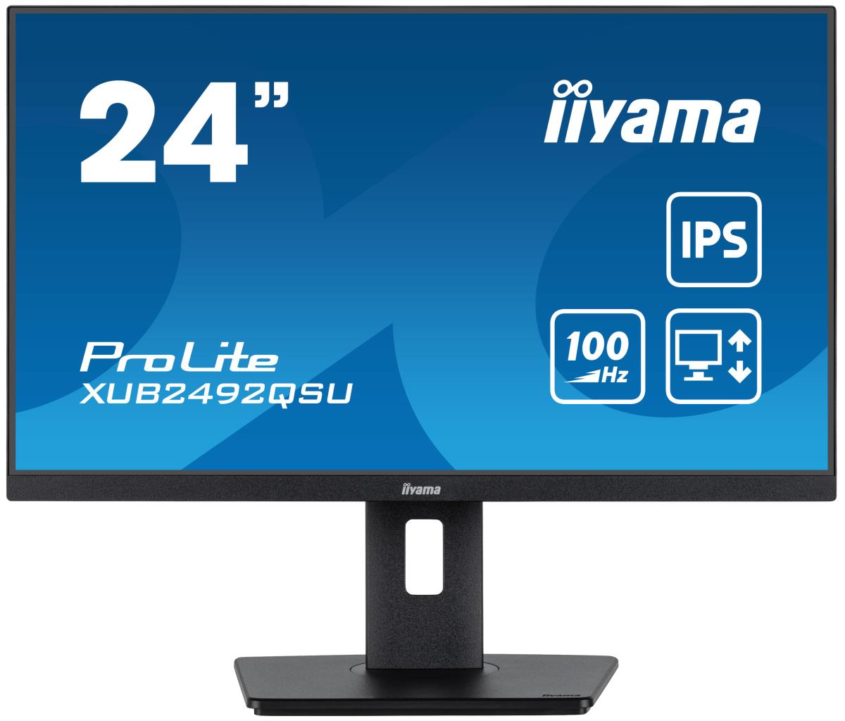 Desktop Monitor - ProLite XUB2492QSU-B1 - 24in - 2560x1440 (WQHD) - Black