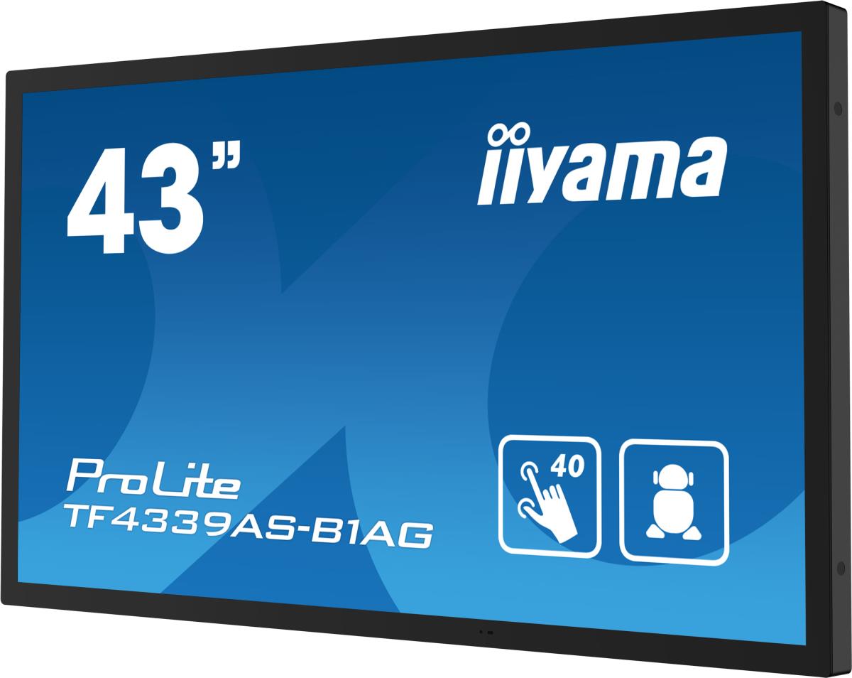 Large Format Display - ProLite TF4339AS-B1AG - 43in Touch - 3840x2160 (UHD) - Black