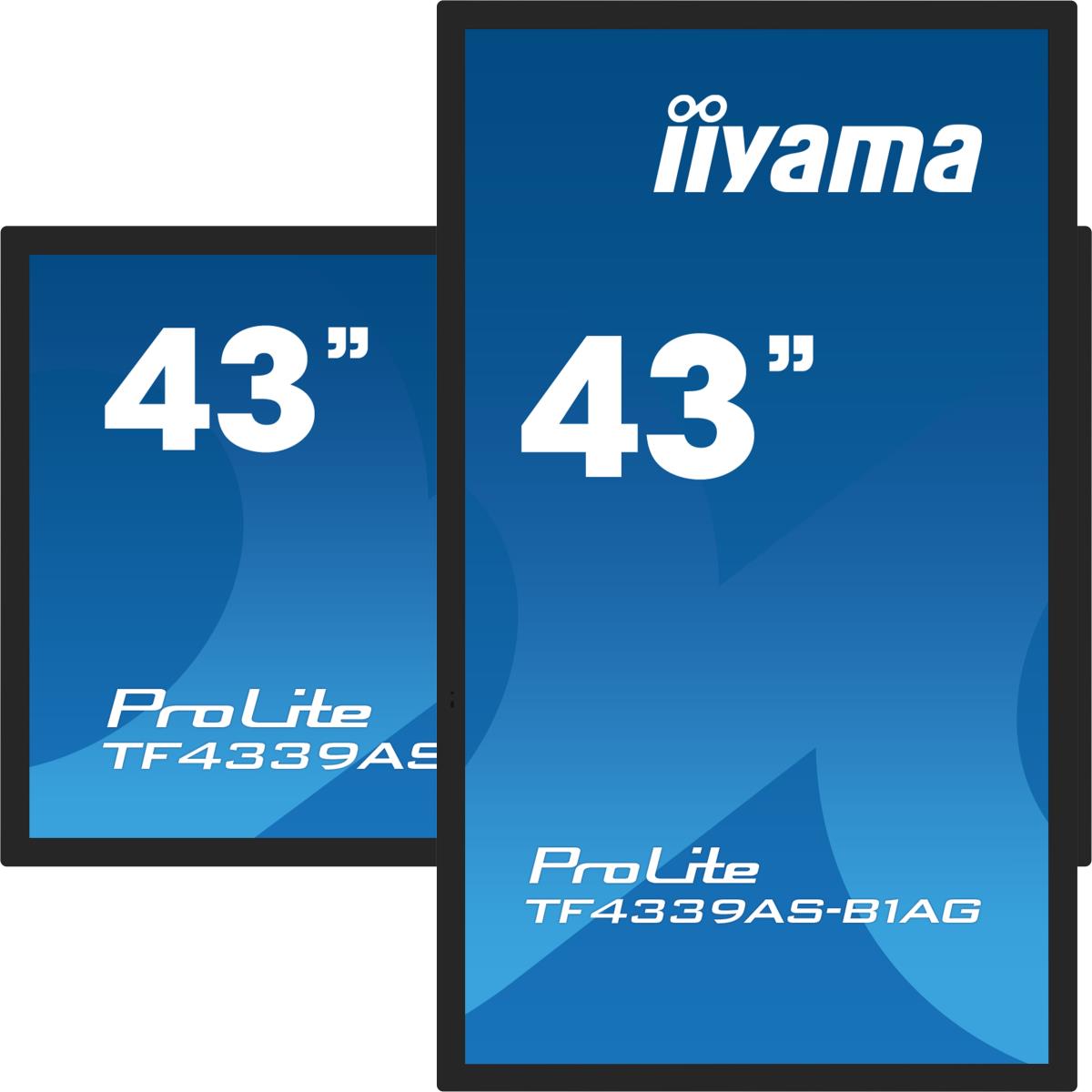 Large Format Display - ProLite TF4339AS-B1AG - 43in Touch - 3840x2160 (UHD) - Black