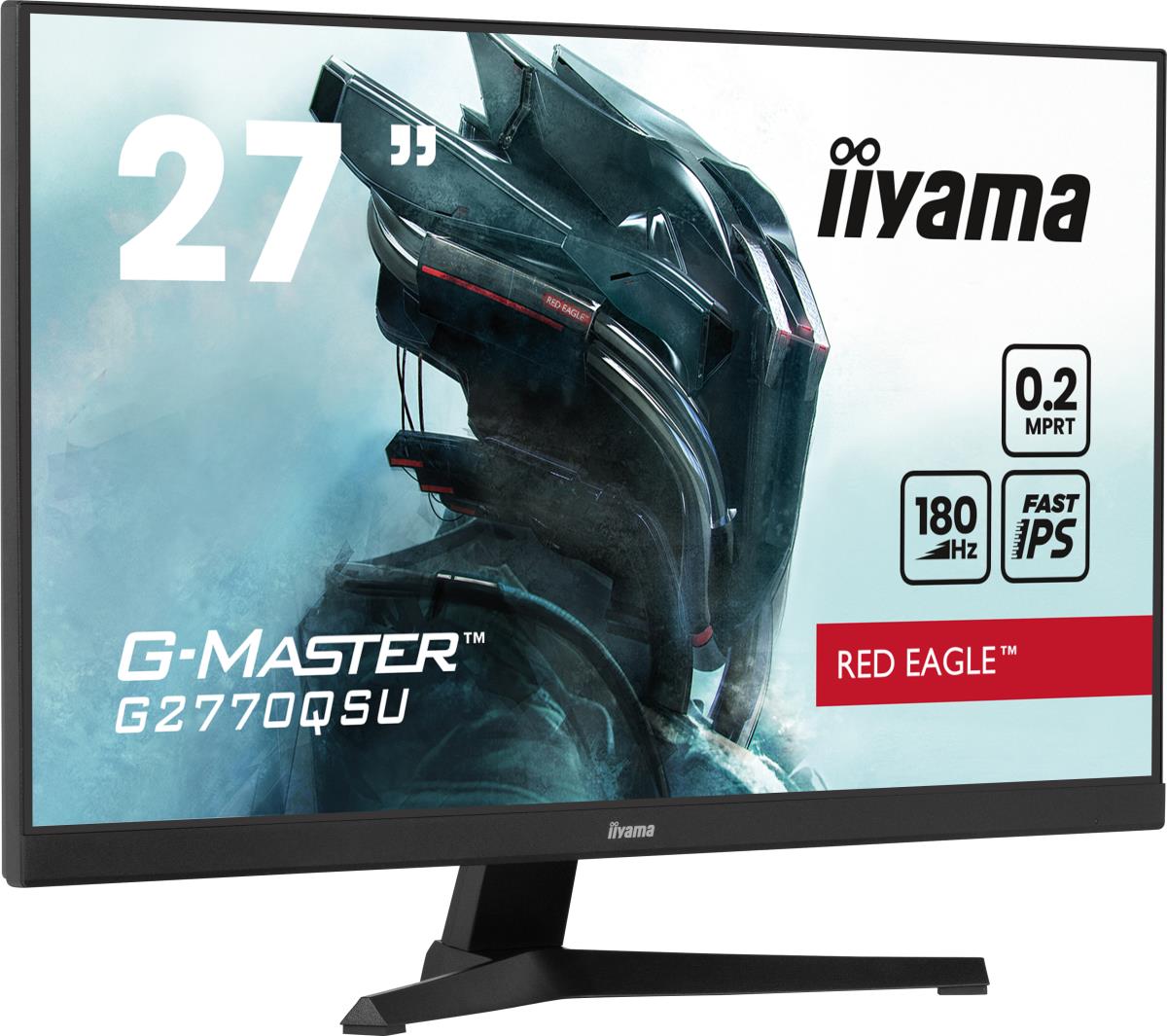 Desktop Monitor - G-MASTER G2770QSU-B1 - 27in - 2560x1440 (WQHD) - Black