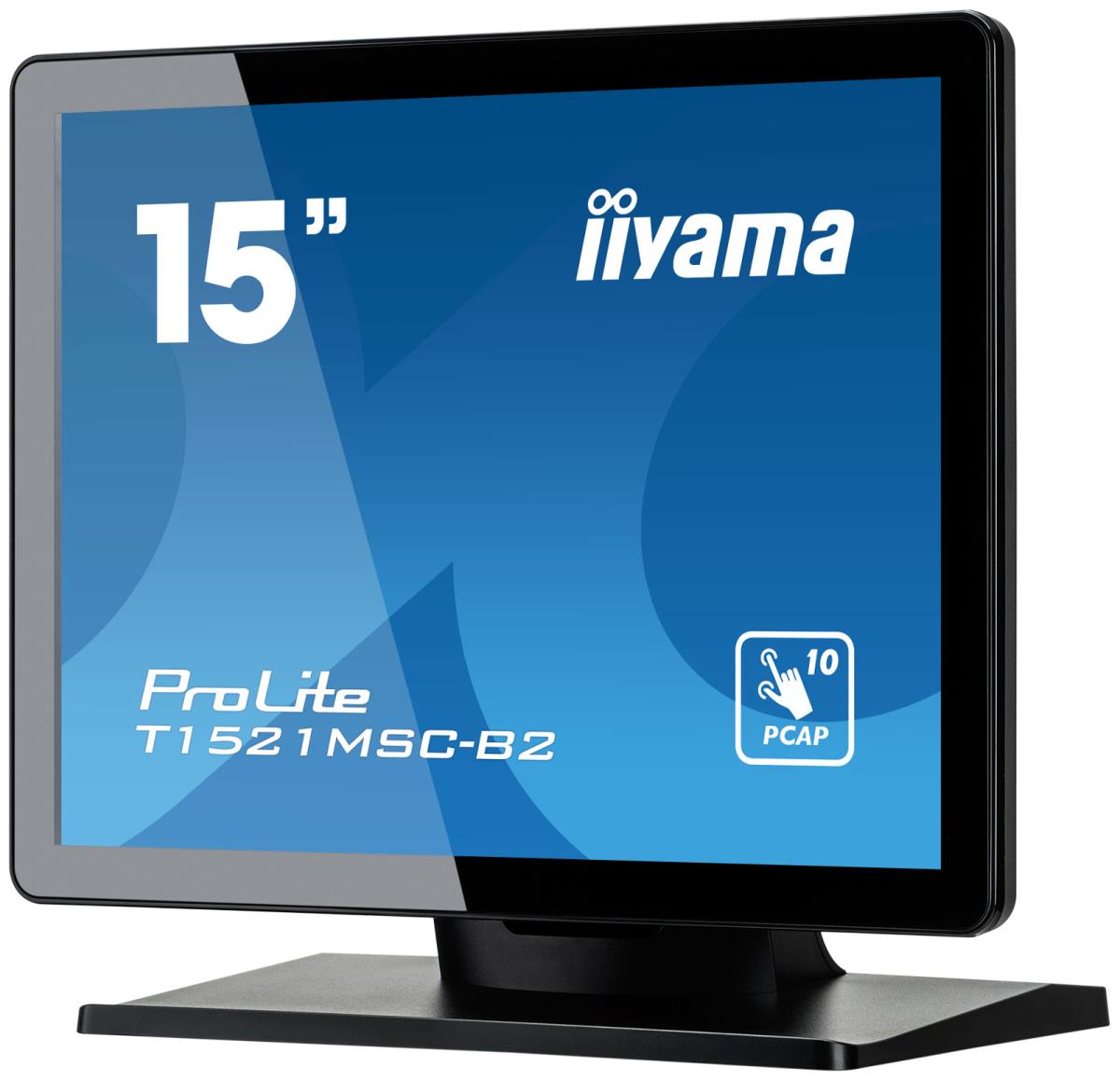 Touch Monitor - ProLite T1521MSC-B2 - 15in - 1024x768 (XGA) - Black